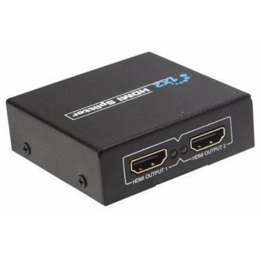 Imagem de Adaptador Hdmi 1.4 Splitter Duplicador 2x1 Tv Monitor FullHd