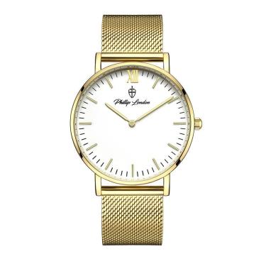 Imagem de Relógio Masculino Greenwich Mesh Golden White 40mm