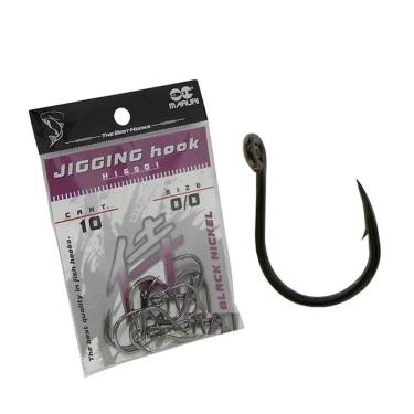 Imagem de Anzol Maruri Jigging Hook Black Preto Tamanho N3/0
