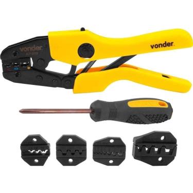 Imagem de Alicate Prensa Terminais 5 Em 1, Terminais Eletricos, 0,5 Mm² A 35,0 Mm², Ap 510, Vonder Ostenvonder
