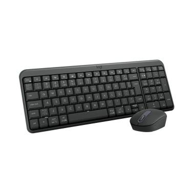 Imagem de Kit Teclado e Mouse Sem Fio Logitech MK250 Compacto, Mouse Ambidestro, Bluetooth, ABNT2-Unissex