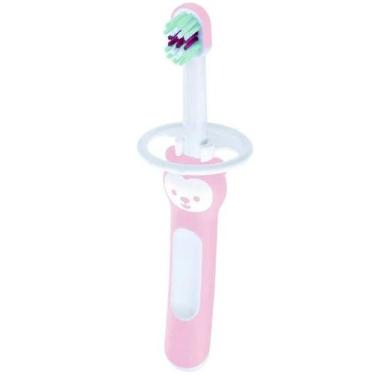 Imagem de Escova Dental Infantil Extramacia Rosa FIRST BRUSH MAM