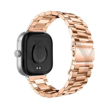 Imagem de Pulseira De Aço Inoxidável Redmi Watch 4 Para Xiaomi Mi Band 8 pro Sma