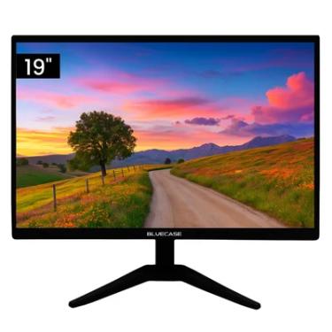 Imagem de Monitor Bluecase, Tela De Led 19" 75hz, Resolução 1440x900, Wxga+, HDMI, VGA, Preto - Bm19k4hvw