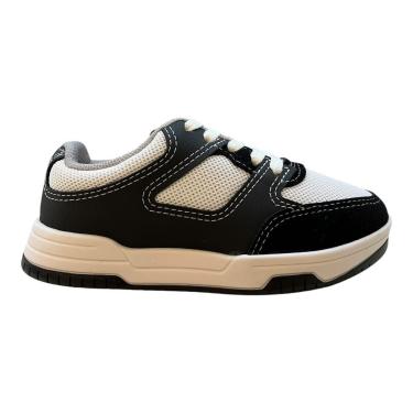 Imagem de Tenis Infantil Menino Molekinho Casual Retrô Camurça Amarração 2852.117 Branco-Masculino