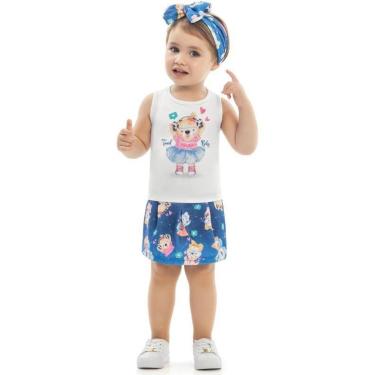 Imagem de Conjunto Infantil Verão Ursinho - Kaiani-Feminino