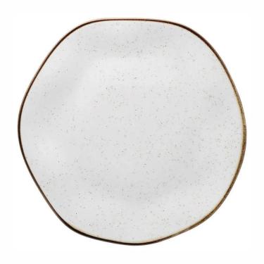 Imagem de Jogo De Pratos Rasos Em Porcelana Ryo Com 6 Peças 27,5cm Oxford Maresia