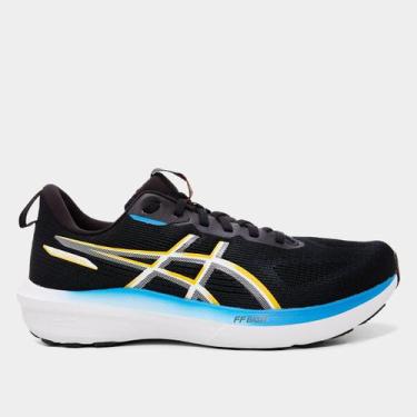 Imagem de Tênis Asics Gt-1000 14 Masculino, Preto, Laranja, 40