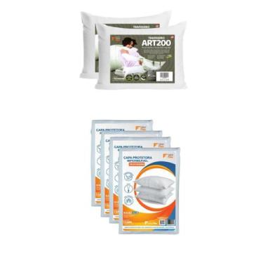 Imagem de Kit Família 6pçs 2 Trav. ART200 e 4 Capas Protetoras - Faiber Flex