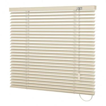 Imagem de Persiana Horizontal Alumínio 25mm Bege - 1,66m X 2,19m Bege