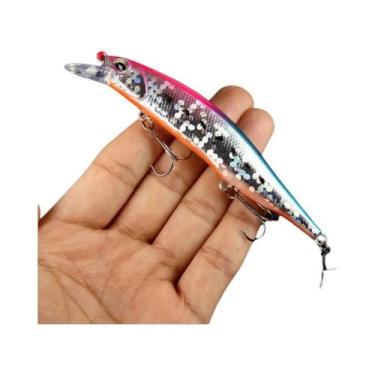 Imagem de Isca Artificial Jerkbait Minnow 12cm 15g Com Olhos 3D, Isca Rígida Wob