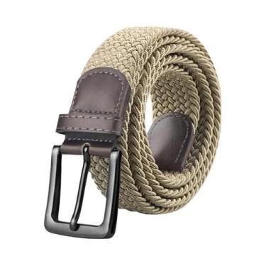 Imagem de Cinto Tático Masculino De Lona Com Fivela De Metal E Elástico Para Cal