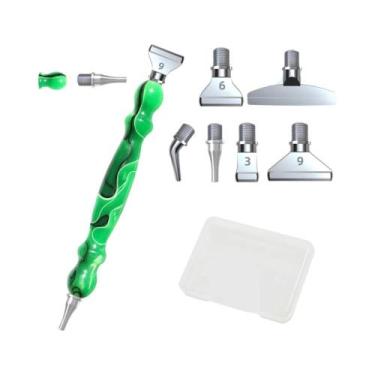 Imagem de Kit De Pincéis Para Pintura Em Diamante 5D Com 6 Pontas Intercambiávei