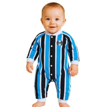 Imagem de Macacão Bebê Grêmio Uniforme Jogo Longo Oficial, G
