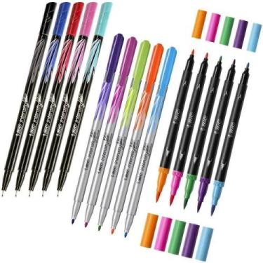 Imagem de Caneta com Ponta Porosa Intensity com 15 unidades - Bic