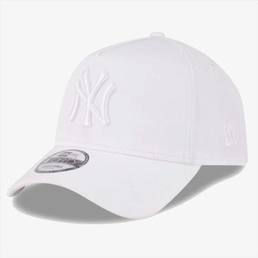 Imagem de Boné New Era 9FORTY A-Frame New York Yankees ProLight Branco-Unissex