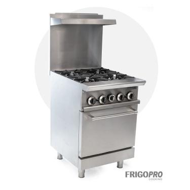 Imagem de Fogão 4 Bocas forno e prateleira em inox Cooking CPR24 Frigopro