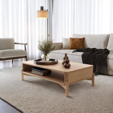 Imagem de Mesa de Centro em Madeira Maciça Nest Tauari