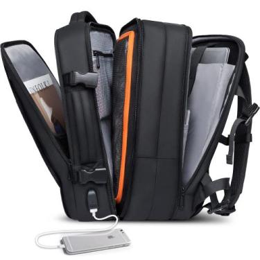 Imagem de Mochila de viagem BANGE 32L expansível para laptop de 17,3"