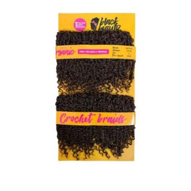 Imagem de Cabelo Fibra Orgânica Premium  Crochet Braids Safira (300g/25cm) - Bla