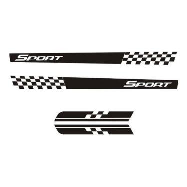 Imagem de Adesivo Lateral  Gol Bolinha G2 G3 G4 4p Spor Em Vinil - onl