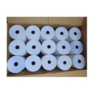 Imagem de Kit 10 Bobina térmica 57x16 para comprovante de pagamentos - RMJ