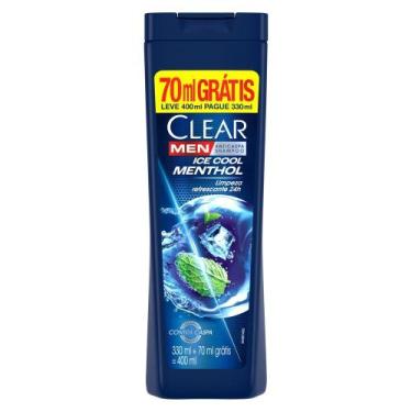 Imagem de Shampoo Clear Men Ice Cool Menthol 400ml - Unilever