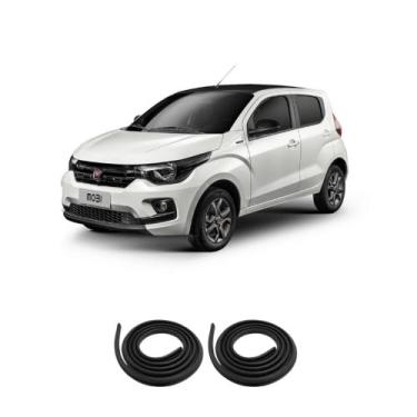 Imagem de Kit Borracha Vedação 2 Portas Traseira Mobi 2012 A 2023 - sem marca