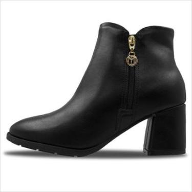 Imagem de Bota Feminina Modare Calce Fácil - Preto-Feminino