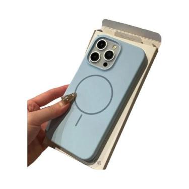 Imagem de Capa De Silicone Líquido Para iPhone 16E 16 15 14 13 12 11 pro Max Com