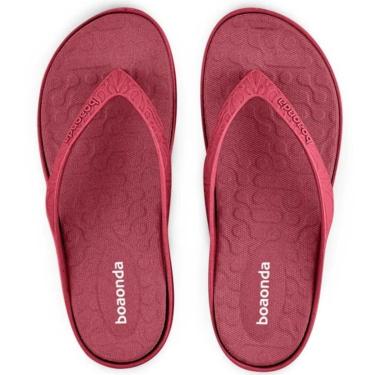 Imagem de Chinelo Feminino Casual Palmilha Ortopédica Boaonda Leve-Feminino