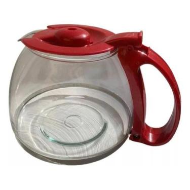 Imagem de Jarra Compatível Cafeteira Britania Cp30 Inox Vermelha - Alamandas