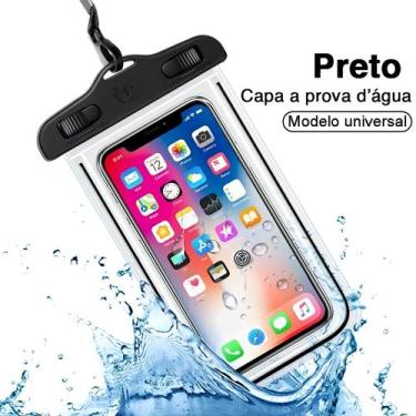 Imagem de Bolsa Case Prova Dágua Celular Até 7 Polegadas Capinha Case Aquática F
