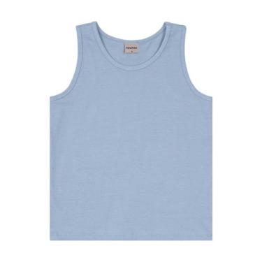 Imagem de Regata Básica Infantil Feminina Rovi Kids Azul, 1, Azul