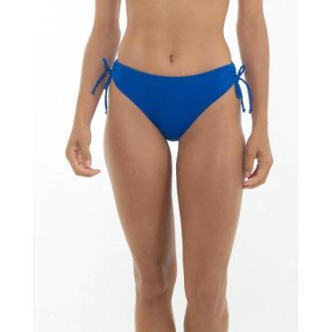 Imagem de Biquini Calcinha Laço Falso Lisa Avulsa - Qonda, P, Azul caneta, Mulhe