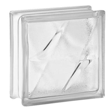 Imagem de Tijolo Bloco De Vidro Transparente Textura 19x19x8 Tradestar, Estrela