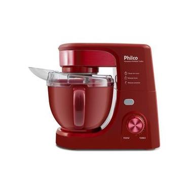 Imagem de Batedeira Planetária Philco PHP500V 4,5L 700W 12 Velocidades Vermelho 220V