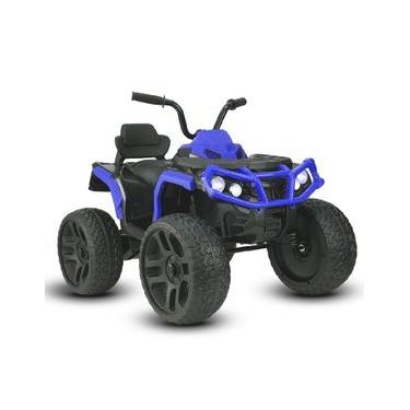 Imagem de Quadriciclo Elétrico Bang Toys Bravo G4 12V Azul Bivolt