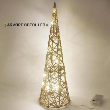 Imagem de Árvore de Natal Moderna com LED: Eleve sua Decoração! - Mabruk