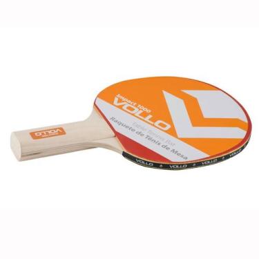 Imagem de Raquete De Tênis De Mesa Impact 1000 - Jogador Intermediário Vermelha 