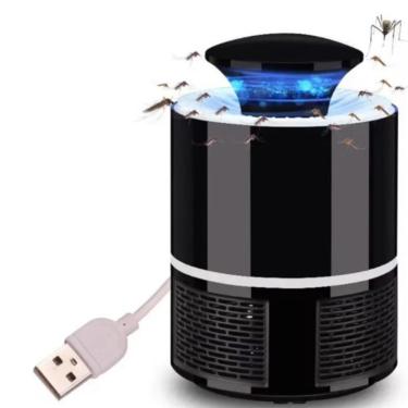 Imagem de Armadilha Elétrica para Insetos com Luz LED UV e Ventilador Silencioso Bivolt Utibom