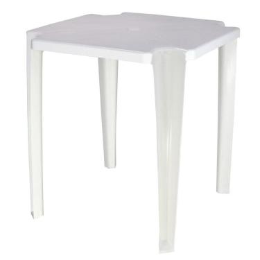 Imagem de Mesa de Plástico Noronha Tramontina, Quadrada, Branca