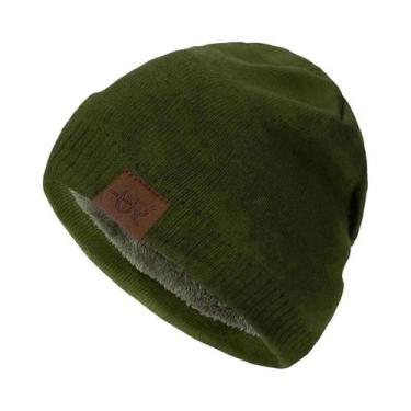 Imagem de Gorro De Inverno Unissex Tricotado Em Cor Sólida, Capuz Quente Para Es