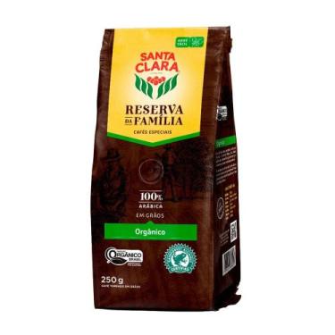 Imagem de Café Torrado em Grãos Orgânico Santa Clara Reserva da Família Pacote d