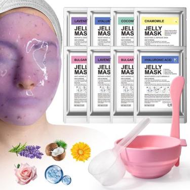 Imagem de Kit de Máscara de Tratamento Facial KERUILA em Pó Jelly Mask