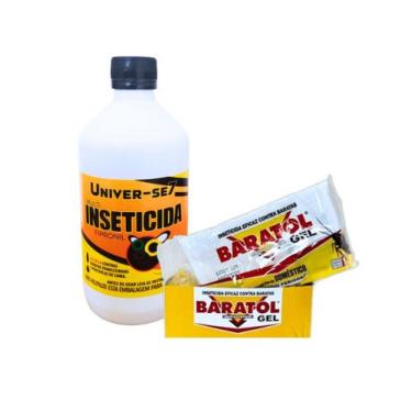 Imagem de Kit Univer-se7 Mult-Insenticida 500ml + Gel sem cheiro Mata Baratas fr
