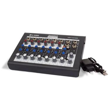 Imagem de Mesa De Som Mixer Ll 8 Canais Nanomix Na802 Bivolt 110/220/5v - LL AUD