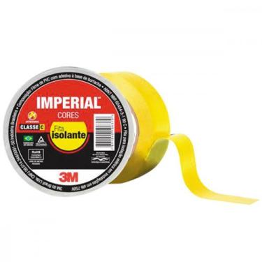 Imagem de Fita Isolante 3M Imperial 10Mx18 Amarela - Kit C/10 Unidades