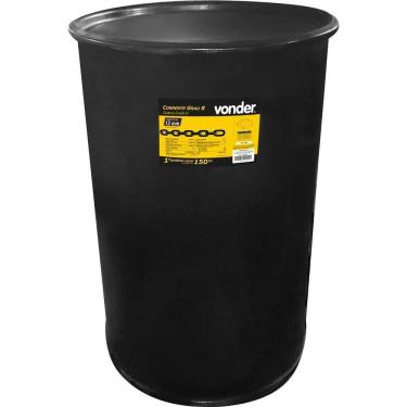 Imagem de Corrente de Aço Grau 8 1575000013 Elo Curto 5.400 Kgf Norma EN 818-2 Preto Vonder