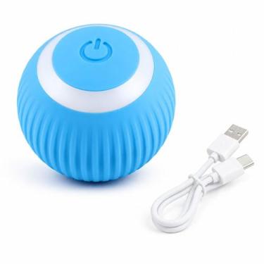 Imagem de Bola Interativa Automática Pet p/ Cães e Gatos (cor Azul) - SK2
